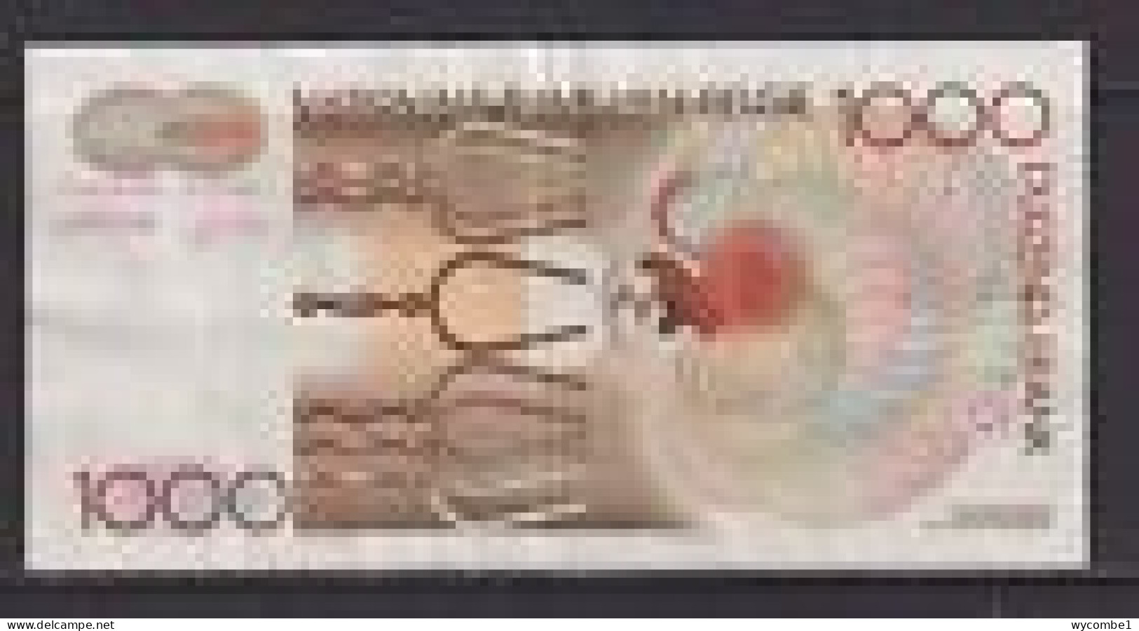 BELGIUM - 1980-1996 1000 Franc Circulated Banknote - 1000 Frank