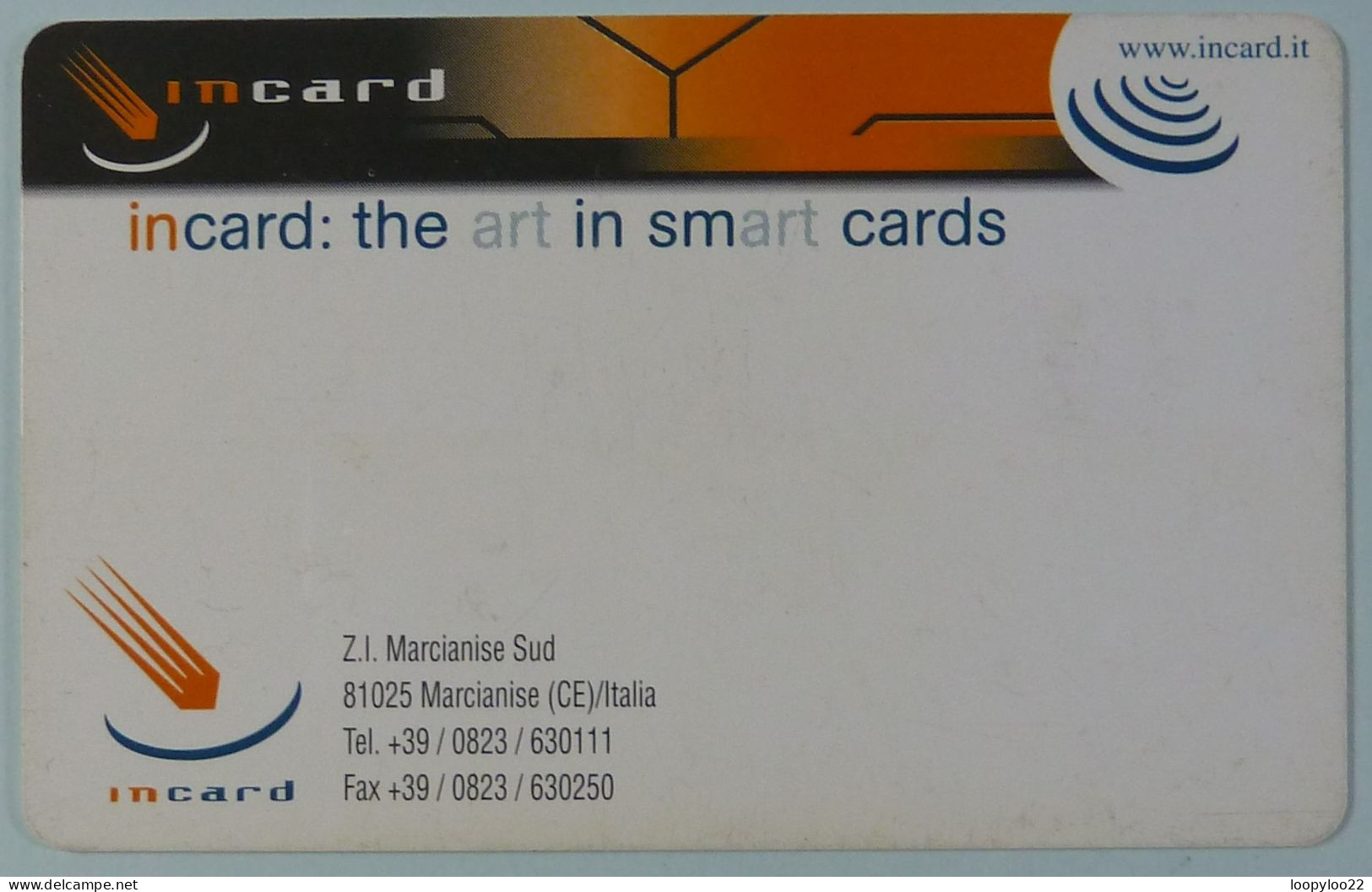 ITALY - Chip  - Smart Card  - Demo / Test - Napoli - Used - Autres & Non Classés