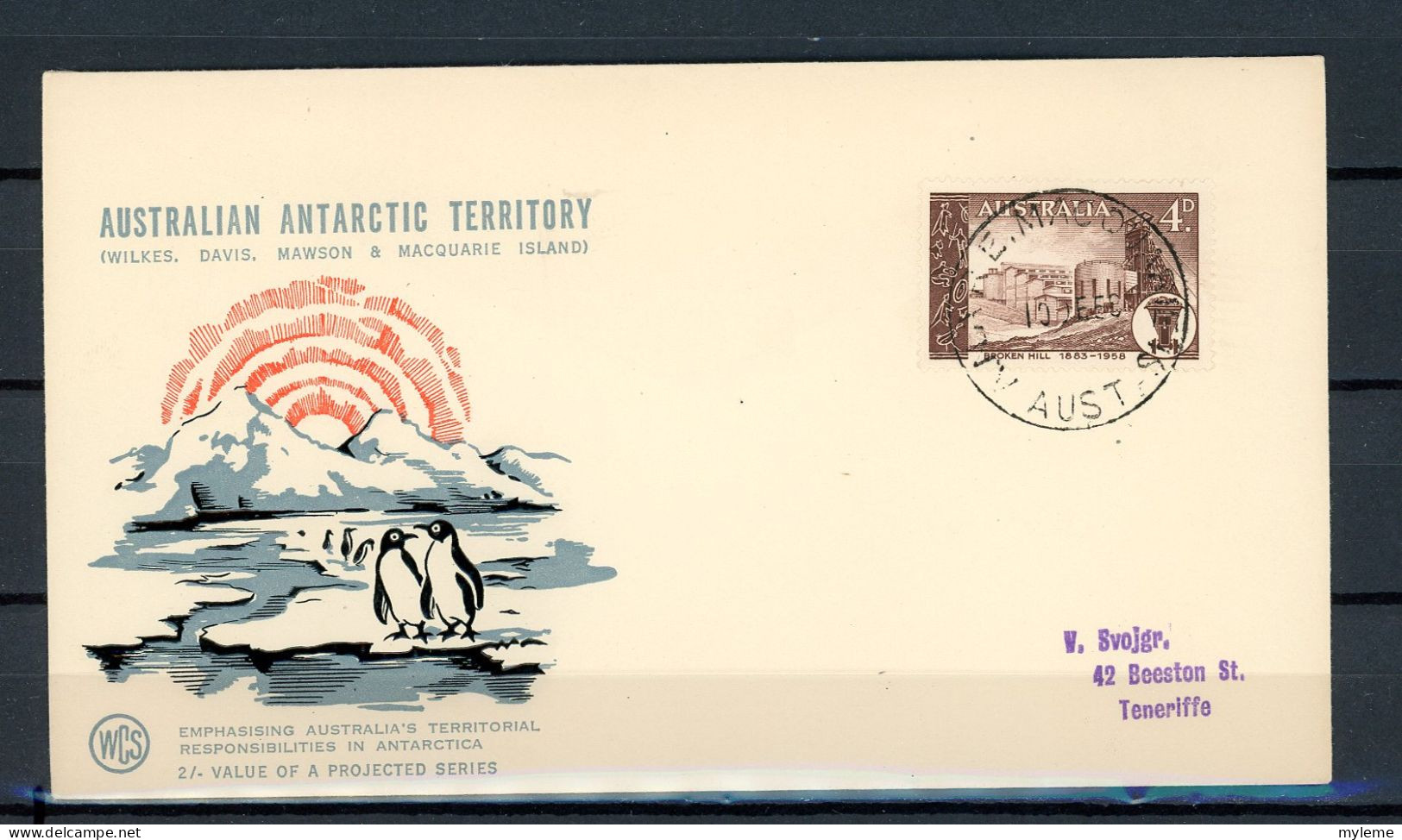 AC15-6 Thème Antarctique Ou Arctic FDC 1er Jour Bases, Plis Polaires . A Saisir !!! - Other & Unclassified