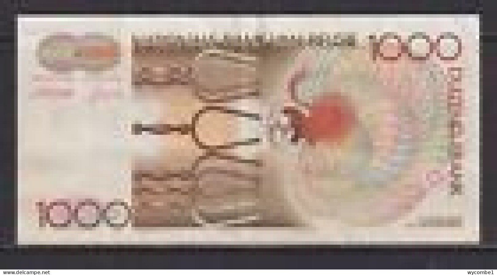 BELGIUM - 1980-1996 1000 Franc Circulated Banknote - 1000 Francos