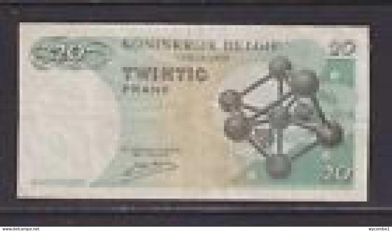 BELGIUM - 1964 20 Franc Circulated Banknote - 20 Franchi