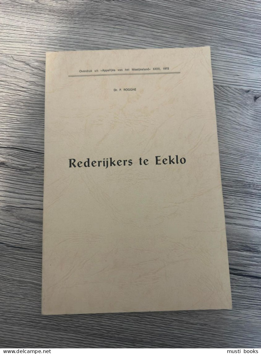 (EEKLO) Rederijkers Te Eeklo. - Eeklo