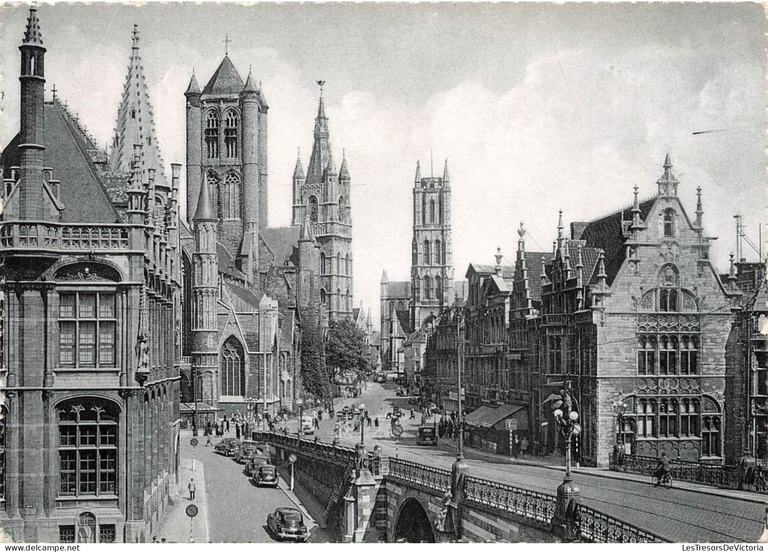 BELGIQUE - Gand - Eglise Saint Nicolas - Beffroi - Eglise St Bavon - Carte Postale - Gent