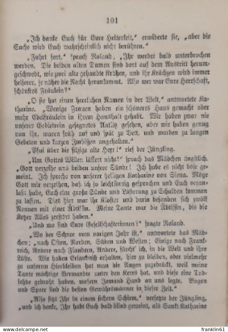 Walter Scott's.  Sämmtliche Werke. Fünfter Band.  Der Abt (Fortsetzung Des Kloster). - Poésie & Essais