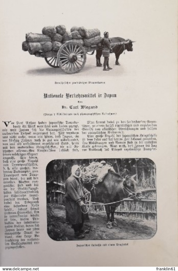 Über Land Und Meer. Jahrgang 1904/05. Erster Band. Heft 1 - 4. - Autres & Non Classés