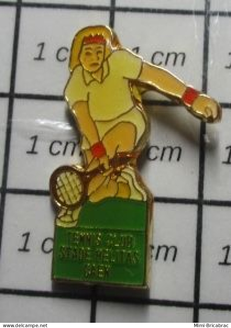 915A  Pin's Pins / Beau Et Rare / SPORTS / TENNIS CLUB STADE HELITAS CAEN - Tennis