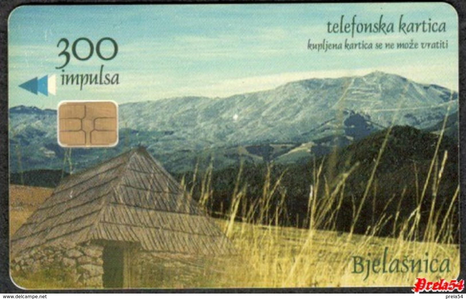 Bosnia Sarajevo -  Bjelasnica Mountain, Used Chip Card - Bosnia