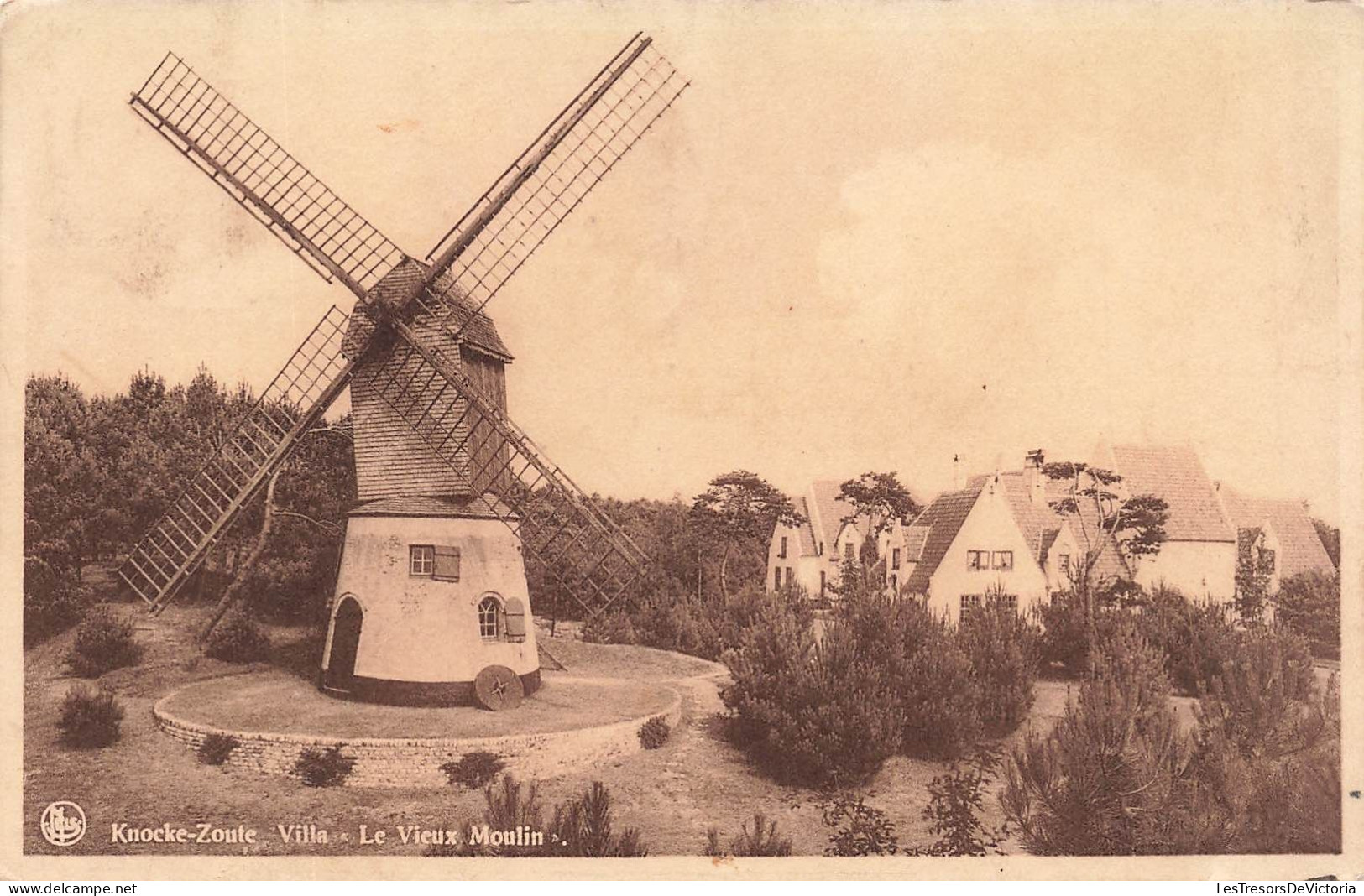 BELGIQUE - Knocke Zoute - Villa "Le Vieux Moulin" - Carte Postale Ancienne - Knokke