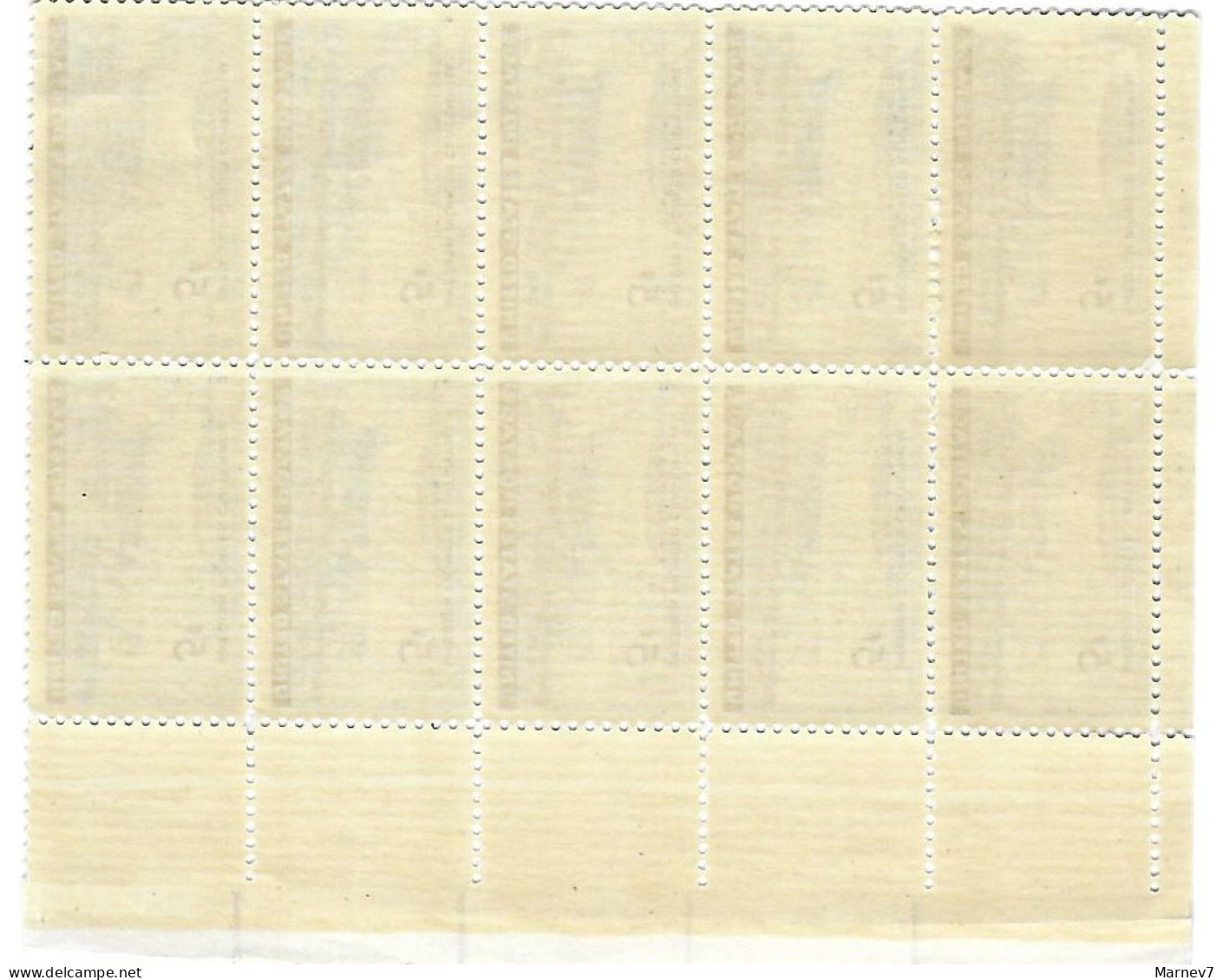 Etats-Unis - USA - Yvert 509** Neuf - 10 TP Bord De Feuille - Etablisseent Pionniers Suédois Dans Midwest - 1948 - Unused Stamps