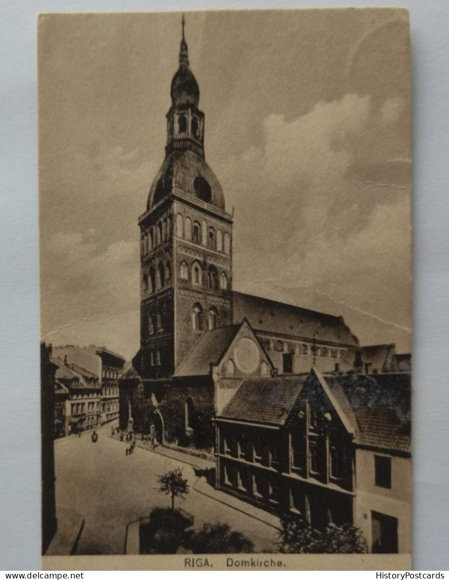 Riga, Domkirche, Lettland, Deutsche AK, 1917 - Latvia