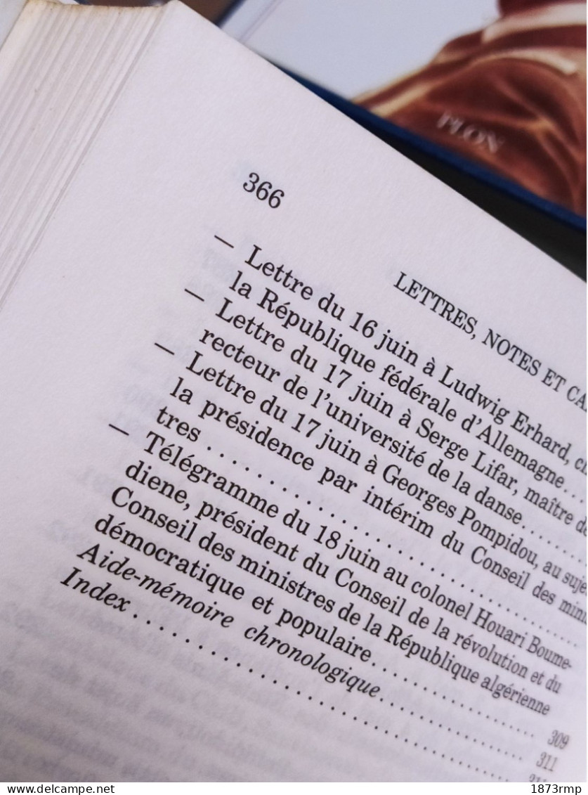LETTRES, NOTES ET CARNETS DE CHARLES DE GAULLE, EDITION PLON 12 VOLUMES - French