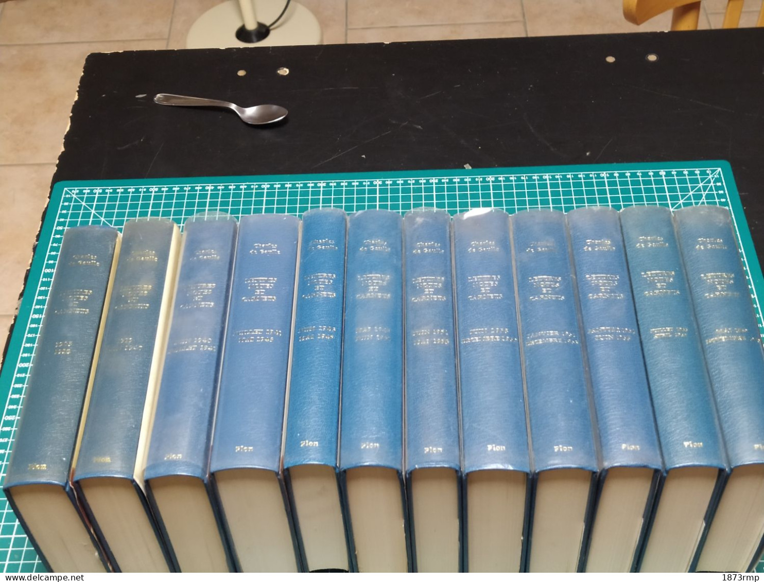 LETTRES, NOTES ET CARNETS DE CHARLES DE GAULLE, EDITION PLON 12 VOLUMES