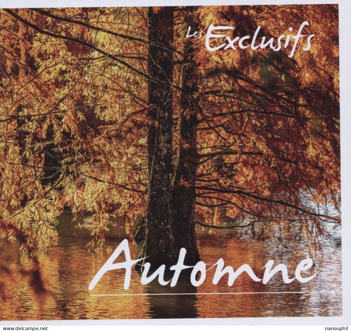 ADHESIF  AUTOCOLLANT  AUTOADHESIF   MONTIMBRAMOI   COLLECTOR  "  LES ARBRES - AUTOMNE  "  4 Timbres  Lettre VERTE 20 G - Neufs