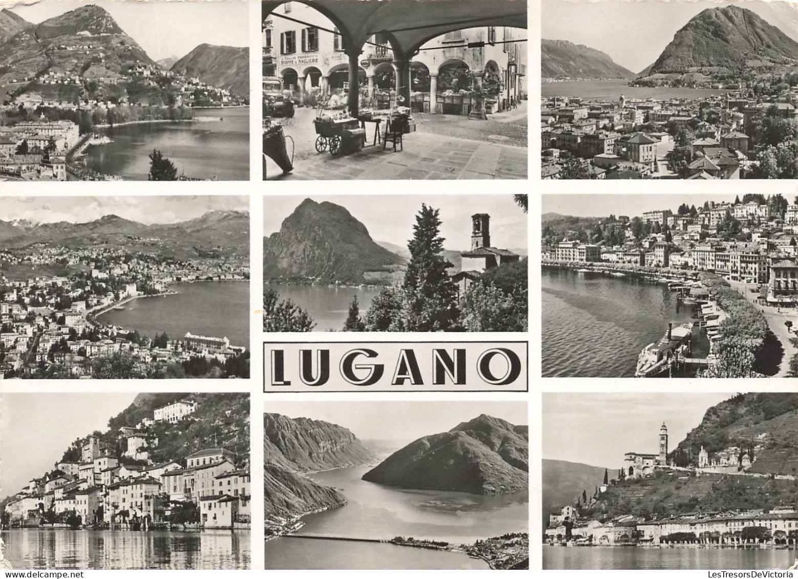 SUISSE - Lugano - MUTLI VUES - Carte Postale - Lugano