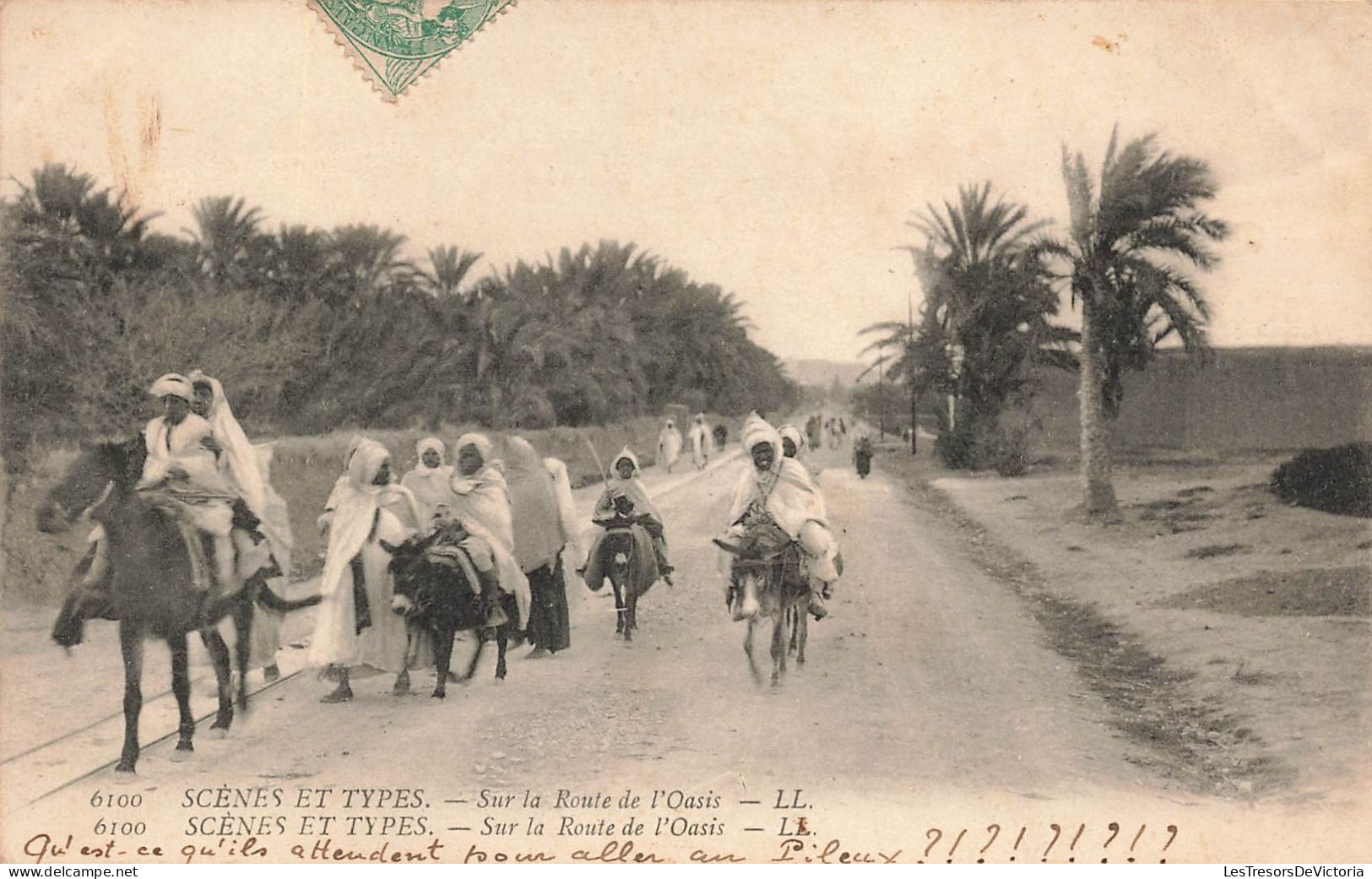 AFRIQUE - Scènes Et Types - Sur La Route De L'Oasis - LL - Animé - Carte Postale Ancienne - Non Classés