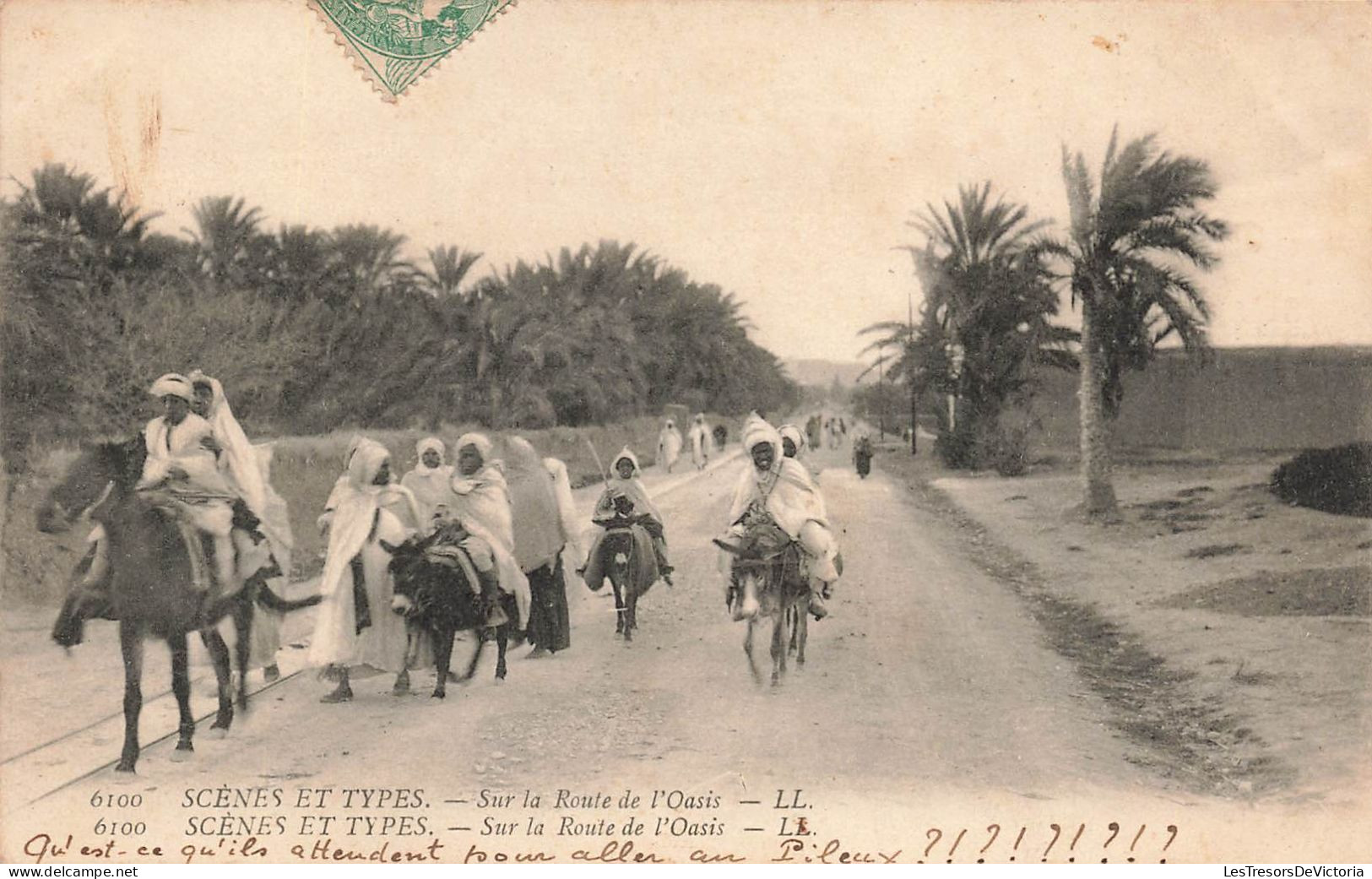 AFRIQUE - Scènes Et Types - Sur La Route De L'Oasis - LL - Animé - Carte Postale Ancienne - Non Classificati