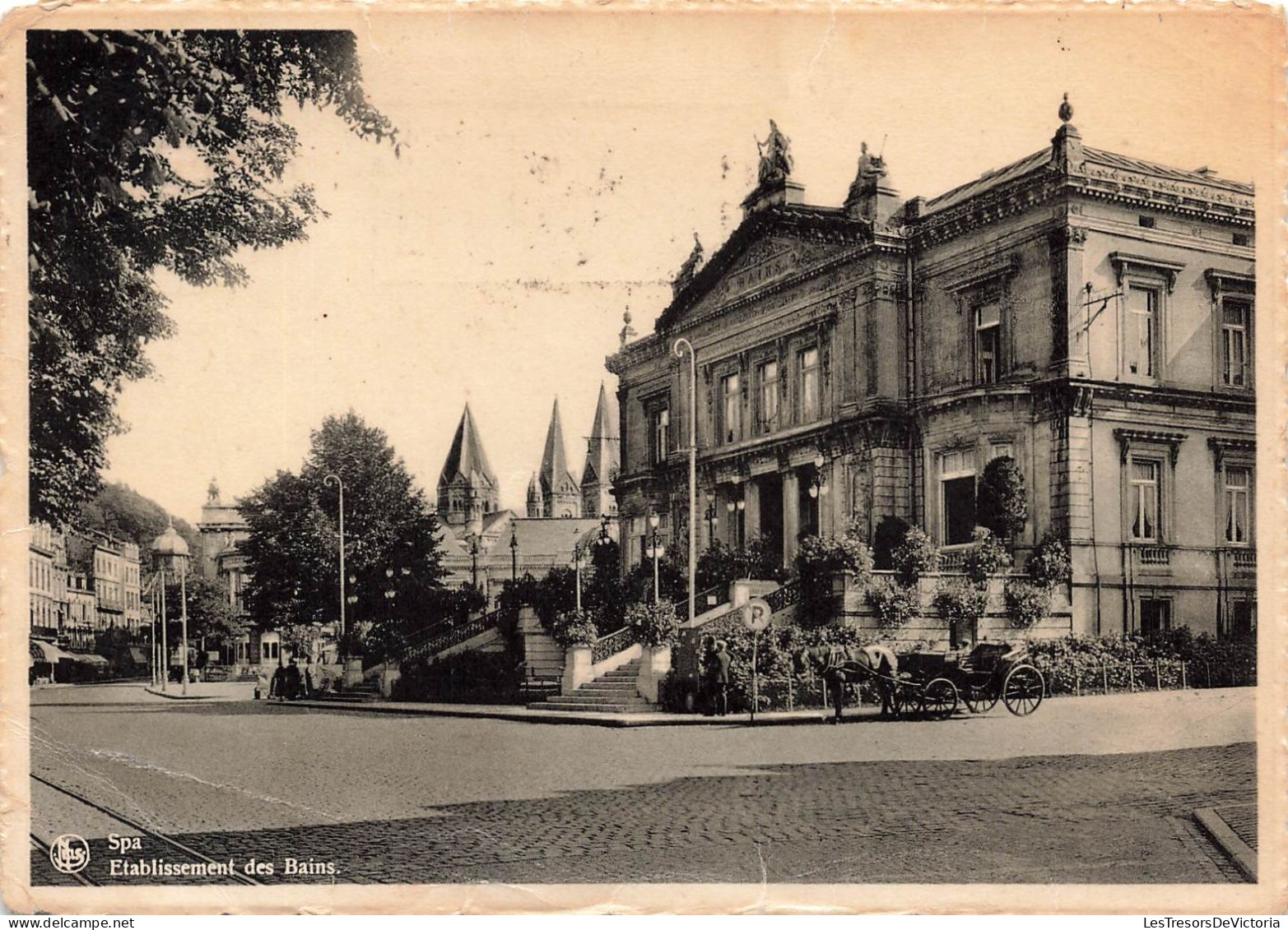 BELGIQUE - Liège - Spa - Etablissement Des Bains - Carte Postale - Spa