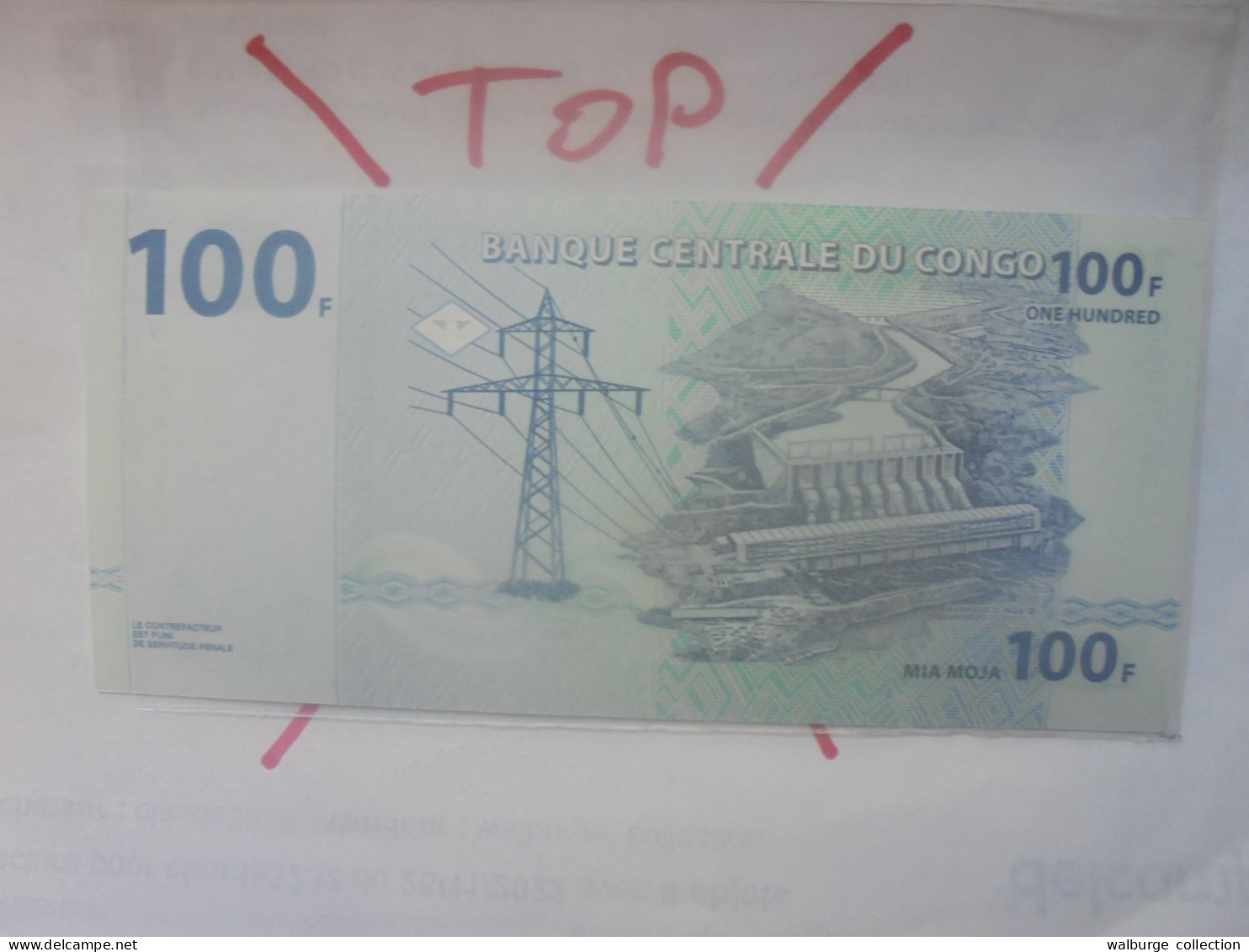 CONGO 100 FRANCS 2007 Neuf (B.32) - República Democrática Del Congo & Zaire