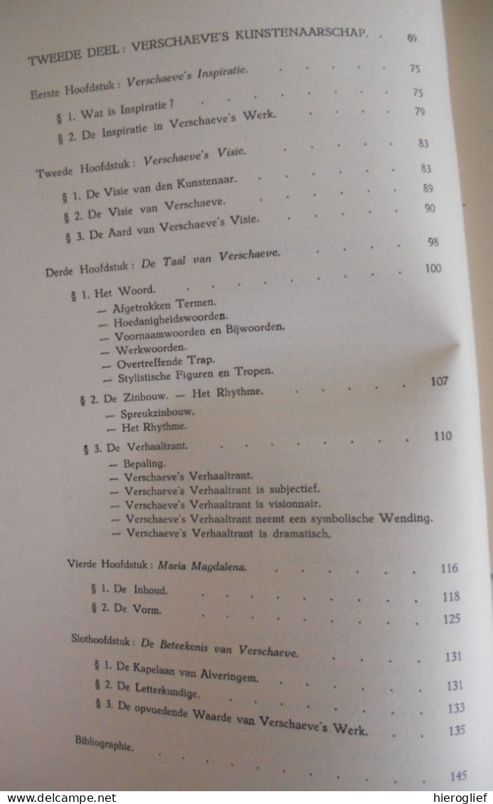 CYRIEL VERSCHAEVE zijn levenshouding en kunstenaarschap door Dr. R.V. Vanden Bussche 1942 Ardooie Alveringem Vlaams Nazi