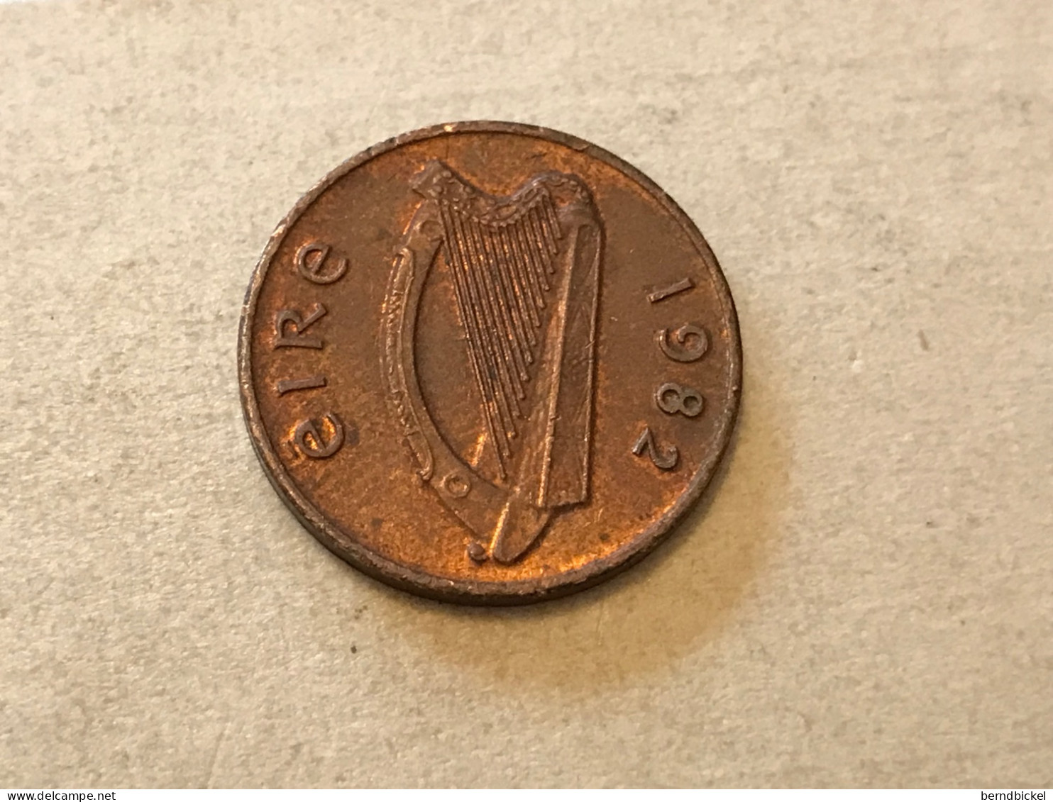 Münze Münze Umlaufmünze Irland 1 Penny 1982 - Irland