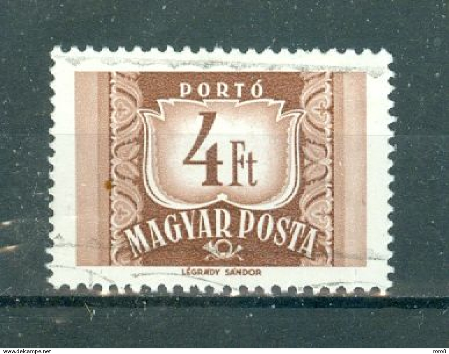 HONGRIE - Timbre-Taxe N°234 Oblitéré. Type D. - Postage Due