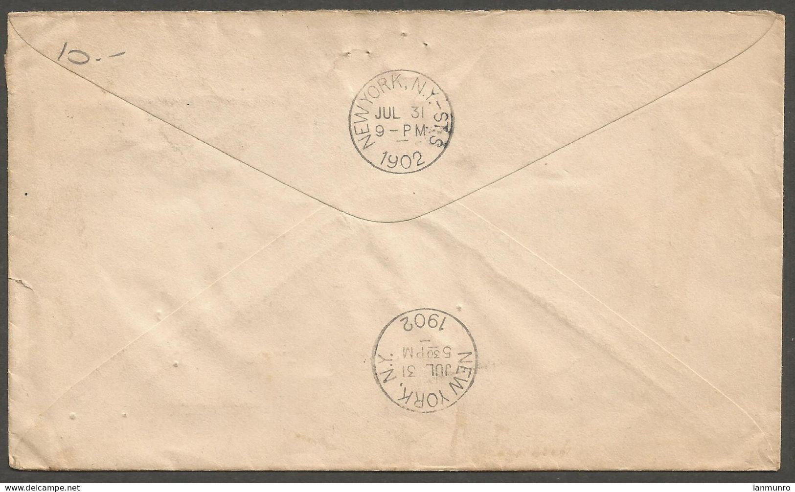 1902 London Lumber Corner Card Cover 2c Numeral Duplex London Ontario To USA - Postal History