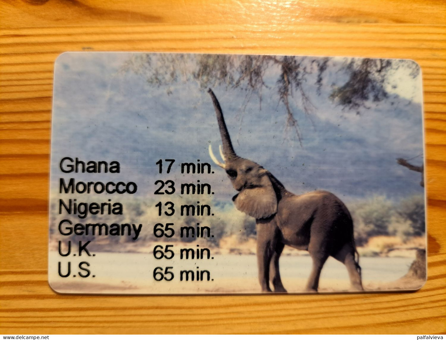 Prepaid Phonecard Netherlands, World X Change - Elephant - Schede GSM, Prepagate E Ricariche