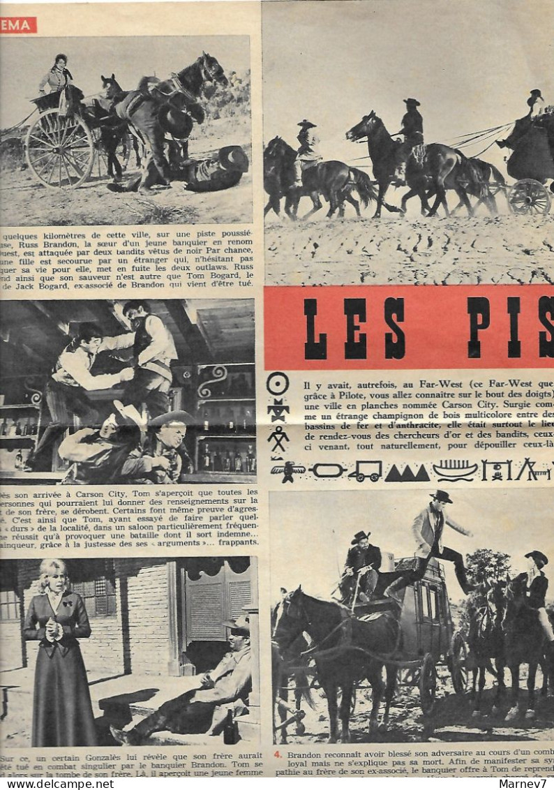 Extrait D'une Revue Sur L'épopée Du FAR-WEST - 4 Pages - Les GRANDES PISTES De L'OUEST - Davy Crockett - Jim Bridger - Supplies And Equipment