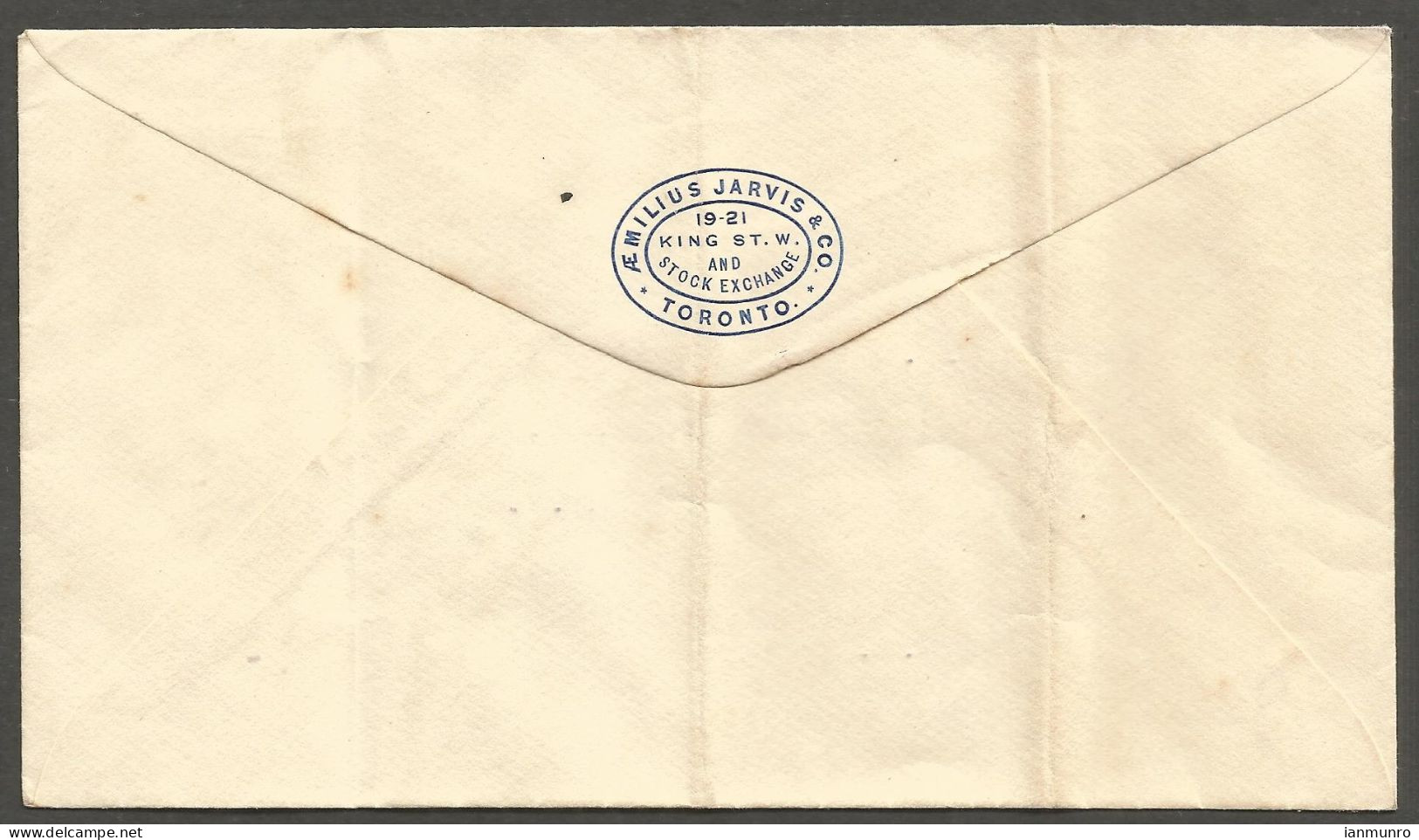 1900 Printed Matter Stock Broker CC Cover 1c Numeral Flag Toronto Ontario To England - Histoire Postale