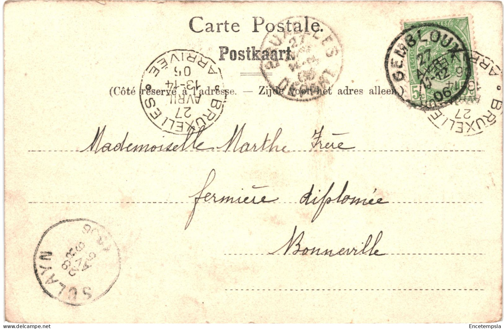 CPA Carte Postale Belgique Bruxelles Haren Parc Du Château De Beaulieu 1905  VM75918 - Non Classés