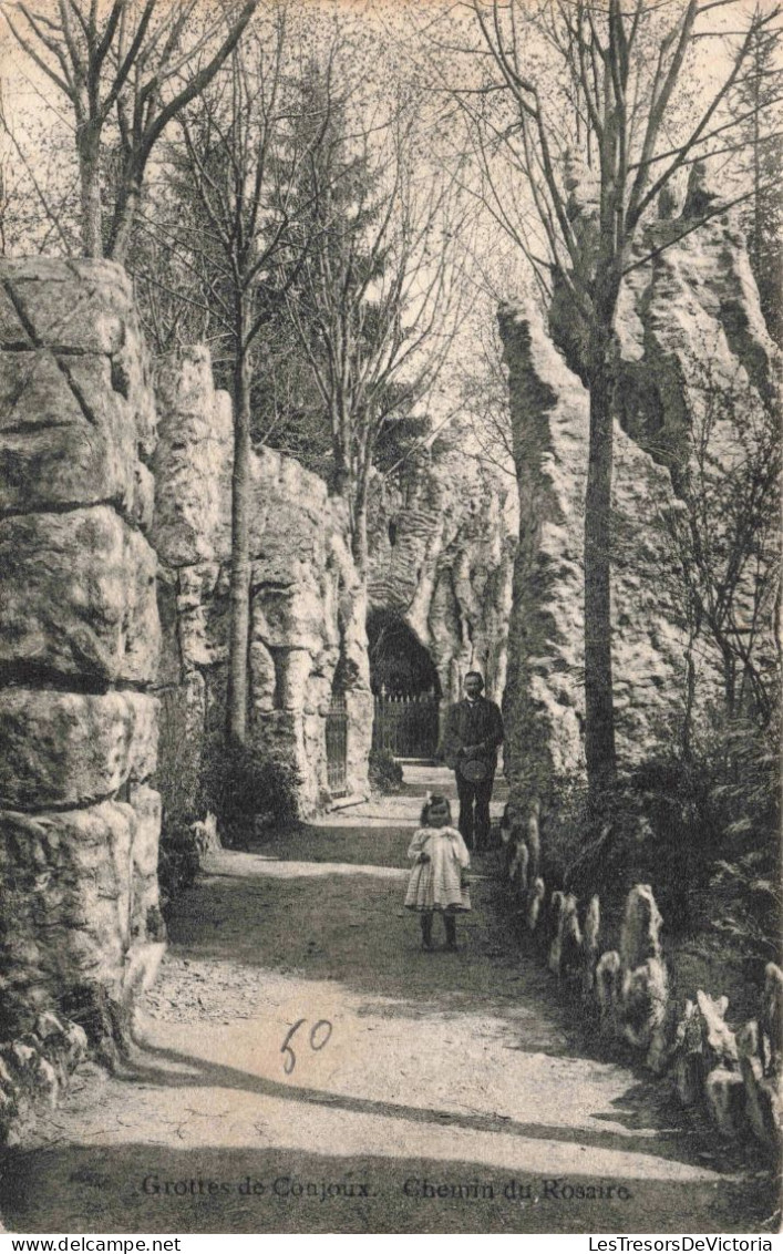 BELGIQUE - Conjoux - Grottes De Conjoux - Chemin Du Rosaire - Carte Postale Ancienne - Ciney