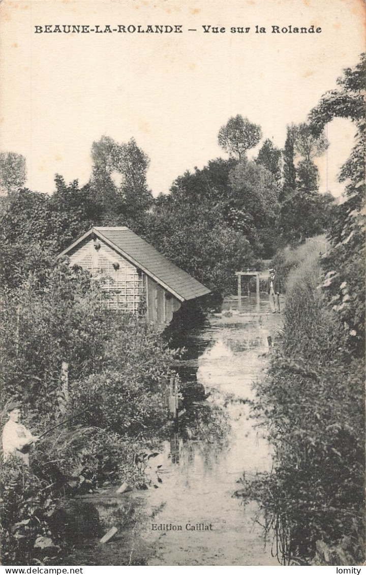 45 Beaune La Rolande Vue Sur La Rolande CPA Edit Caillat Carte Ecrite En 1920 - Beaune-la-Rolande