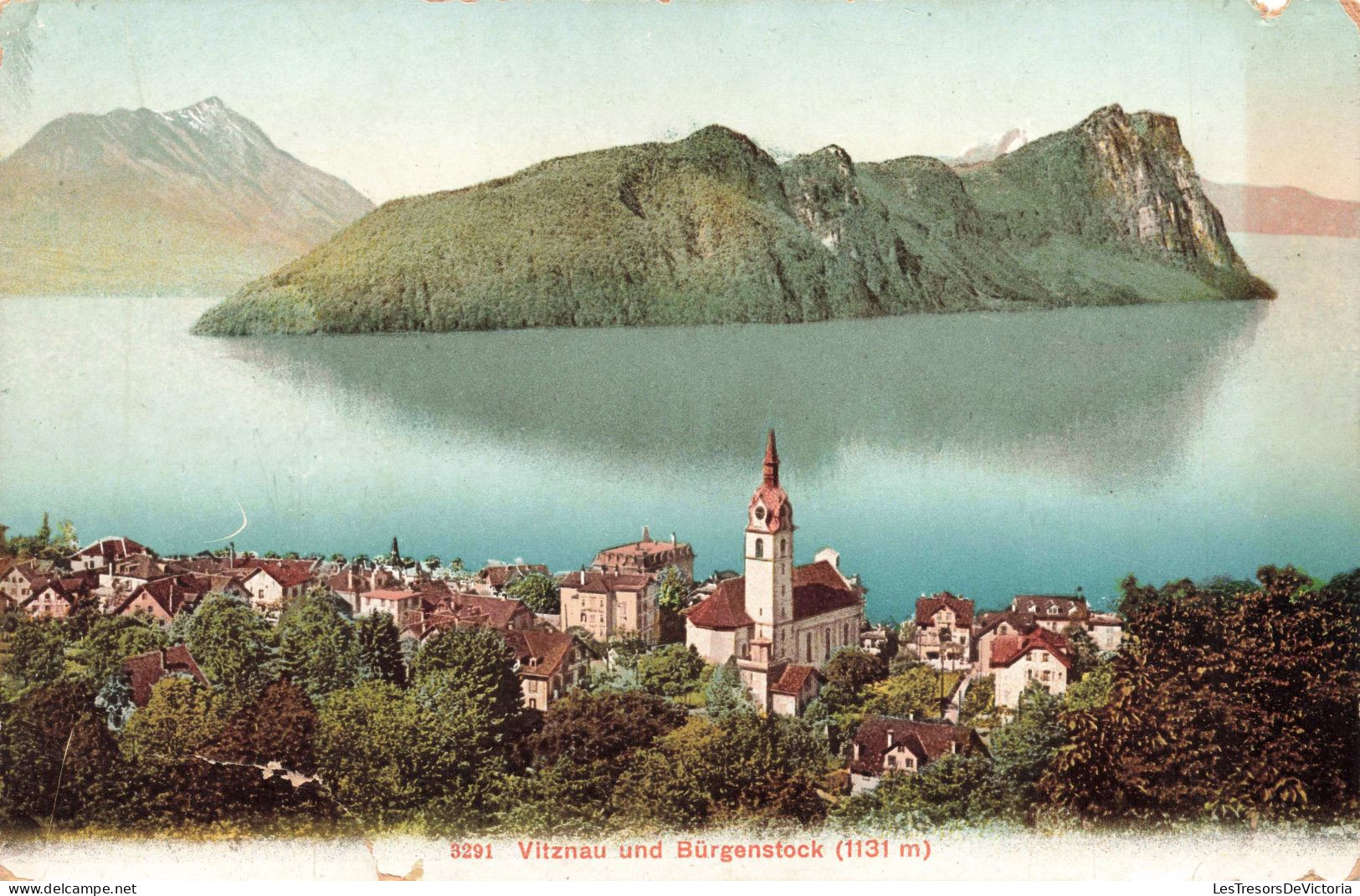 SUISSE - Vitznau Und Burgenstock - Carte Postale Ancienne - Vitznau