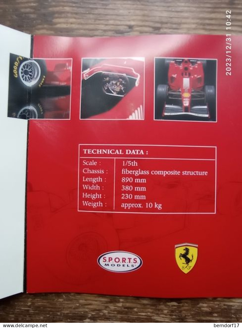 FERRARI F300 - LIMITED EDITION - Car Racing - F1