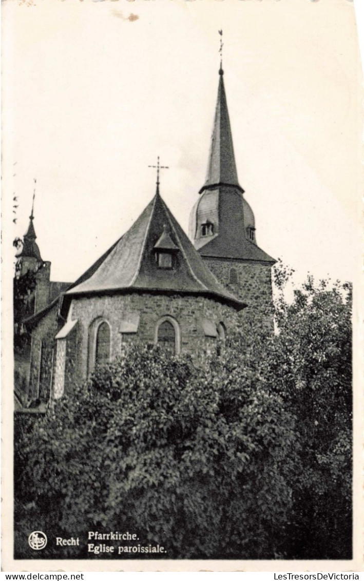 BELGIQUE - Recht - Eglise Paroissiale - Carte Postale Ancienne - Saint-Vith - Sankt Vith