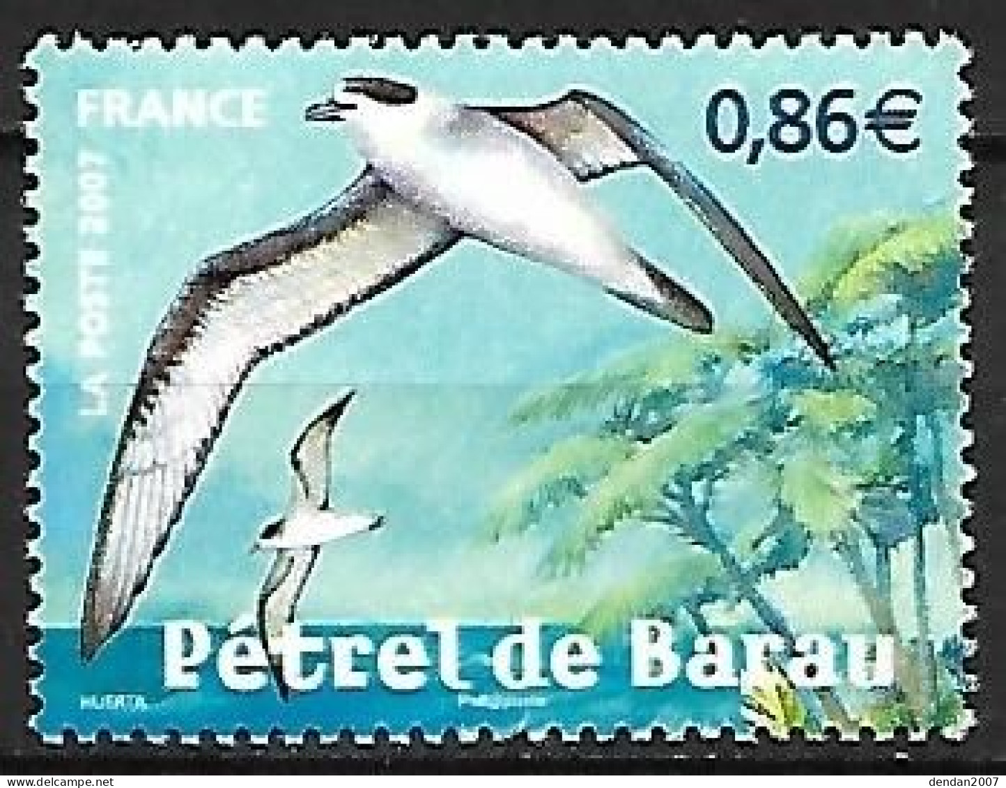 France - MNH ** 2007 :  Barau's Petrel -   Pterodroma Baraui - Albatrosse & Sturmvögel