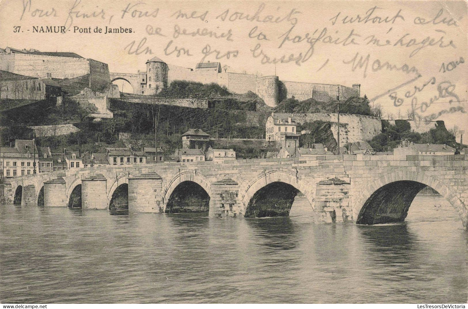 BELGIQUE - Namur - Pont De Jambes - Carte Postale Ancienne - Namur