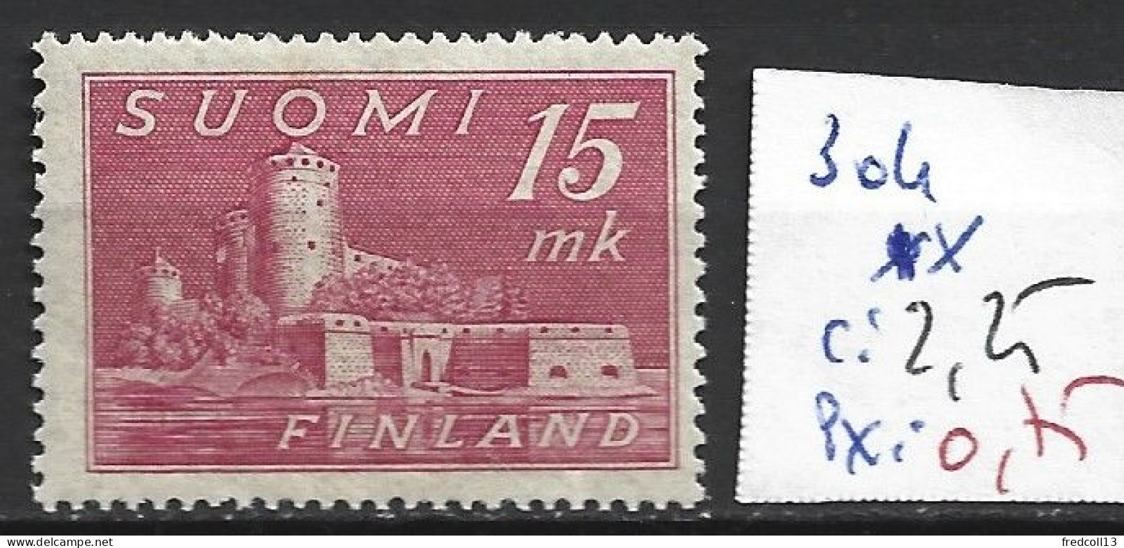 FINLANDE 304 ** Côte 2.25 € - Unused Stamps
