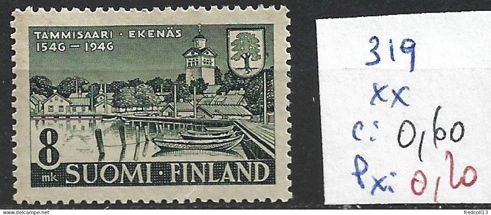 FINLANDE 319 ** Côte 0.60 € - Unused Stamps