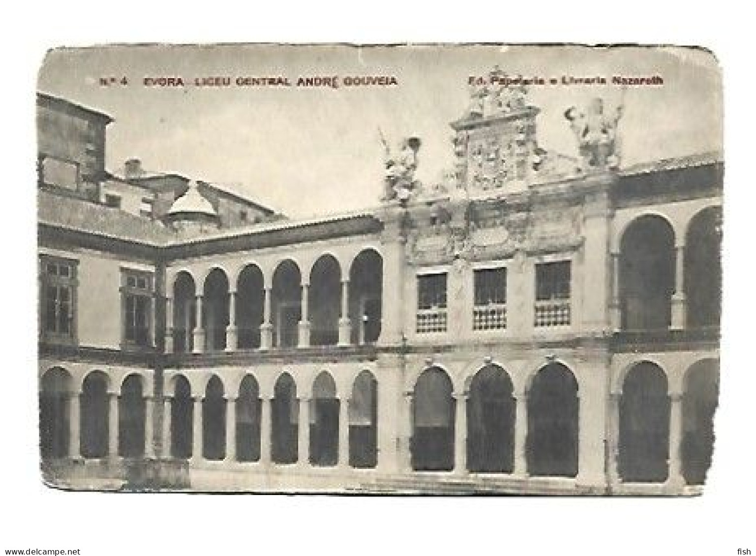 Portugal & Postal, Évora, Liceu Central André Gouveia, Ed. Papelaria E Livraria Nazareth (4) - Evora