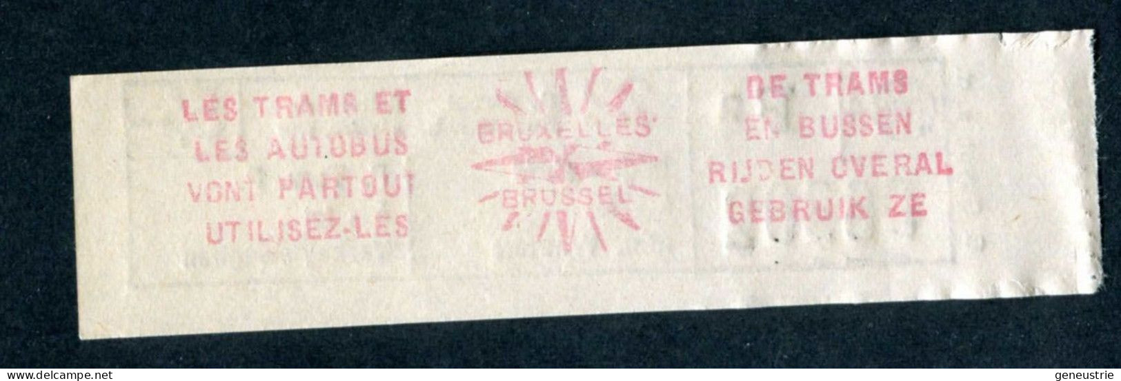 Ticket De Tramways Bruxellois Années 40/50 - Billet Tramway Bruxelles - Belgique - Europa