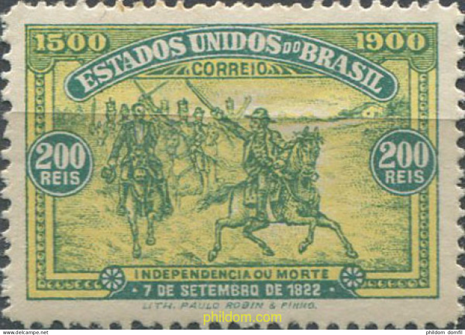 674271 USED BRASIL 1900 4 CENTENARIO DEL DESCUBRIMIENTO DE BRASIL. - Neufs