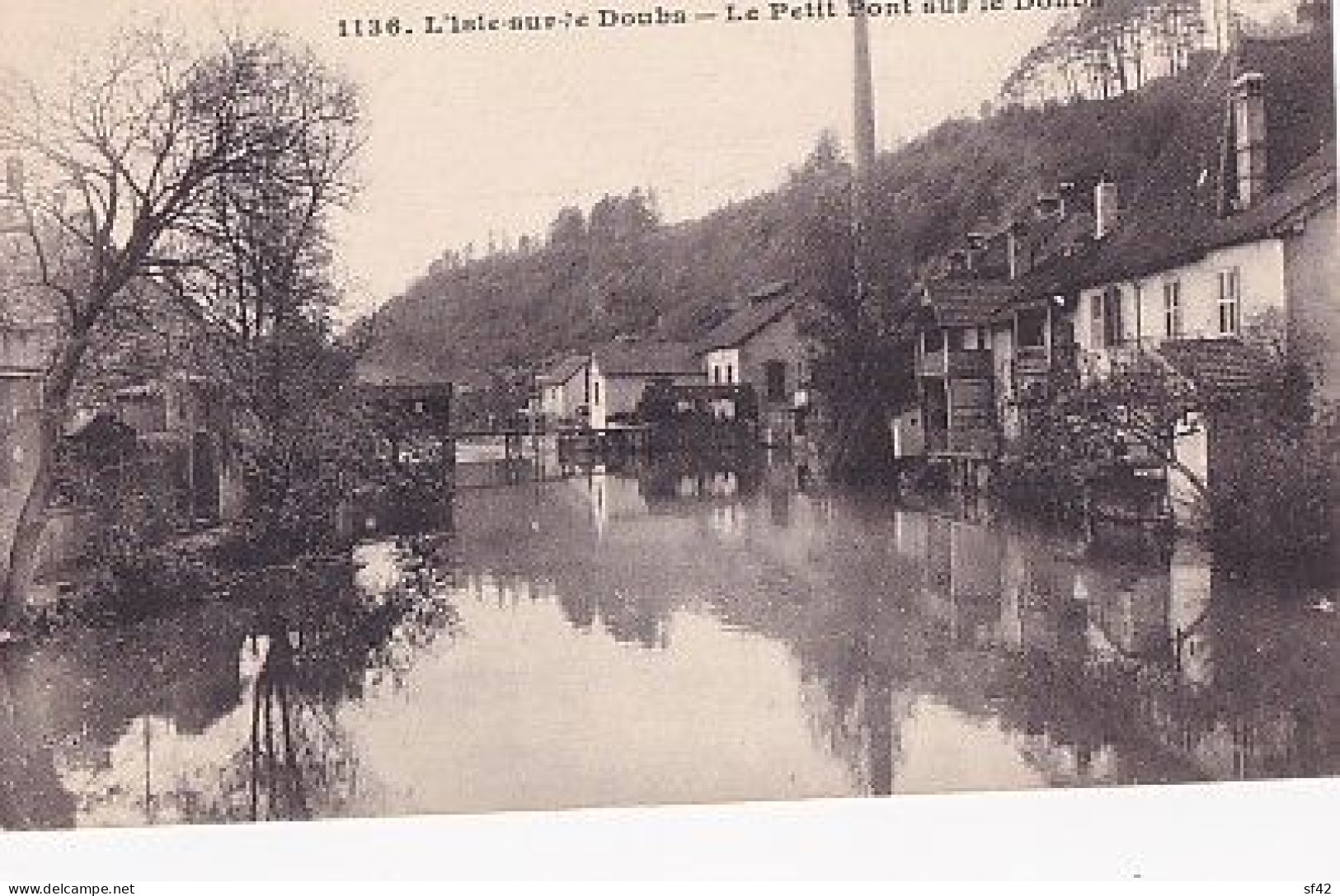 L ISLE SUR LE DOUBS                     LE PETIT PONT SUR LE DOUBS - Isle Sur Le Doubs