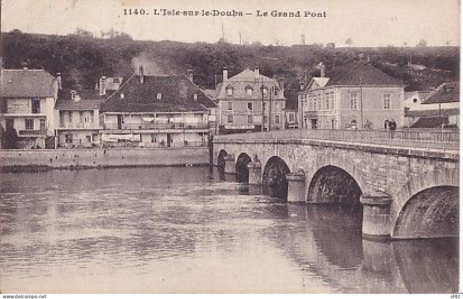 L ISLE SUR LE DOUBS                     LE  GRAND PONT - Isle Sur Le Doubs