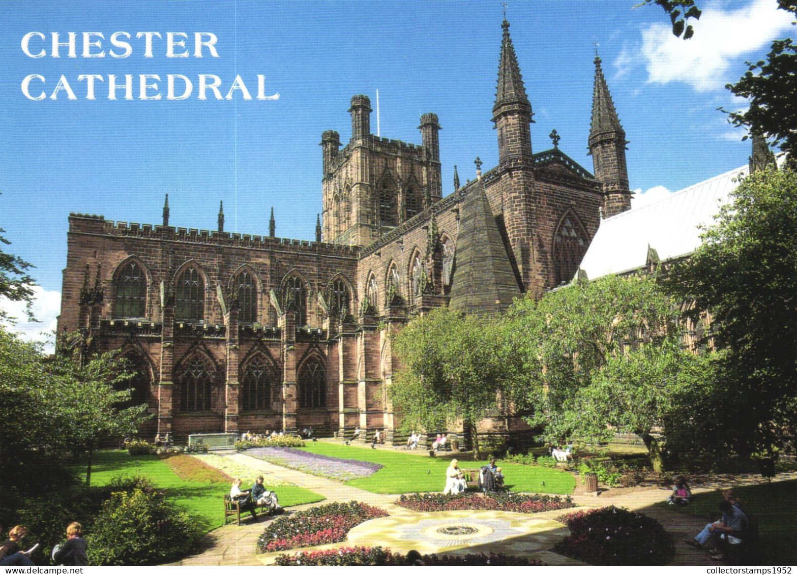 CHESTER, CATHEDRAL, ARCHITECTURE, PARK, UNITED KINGDOM, POSTCARD - Chester