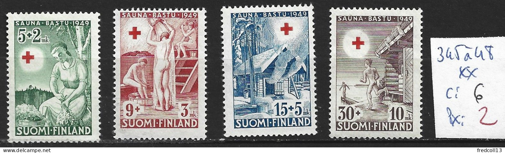 FINLANDE 345 à 48 ** Côte 6 € - Unused Stamps