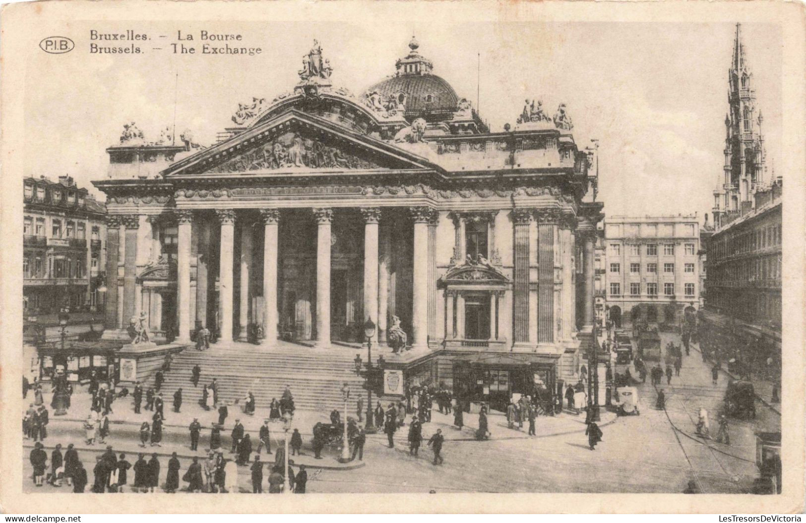 BELGIQUE - Bruxelles - La Bourse - Carte Postale Ancienne - Monumenti, Edifici