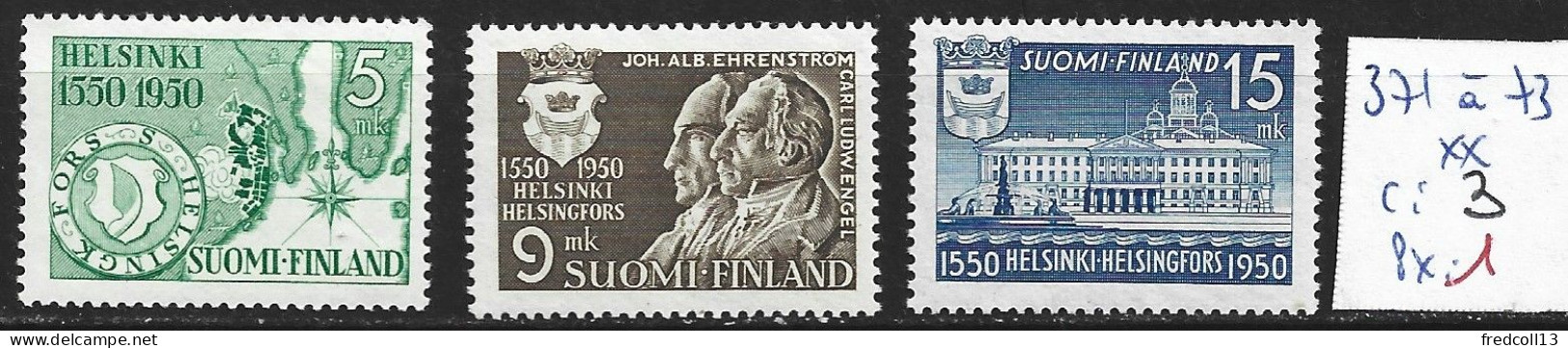 FINLANDE 371 à 73 ** Côte 3 € - Unused Stamps