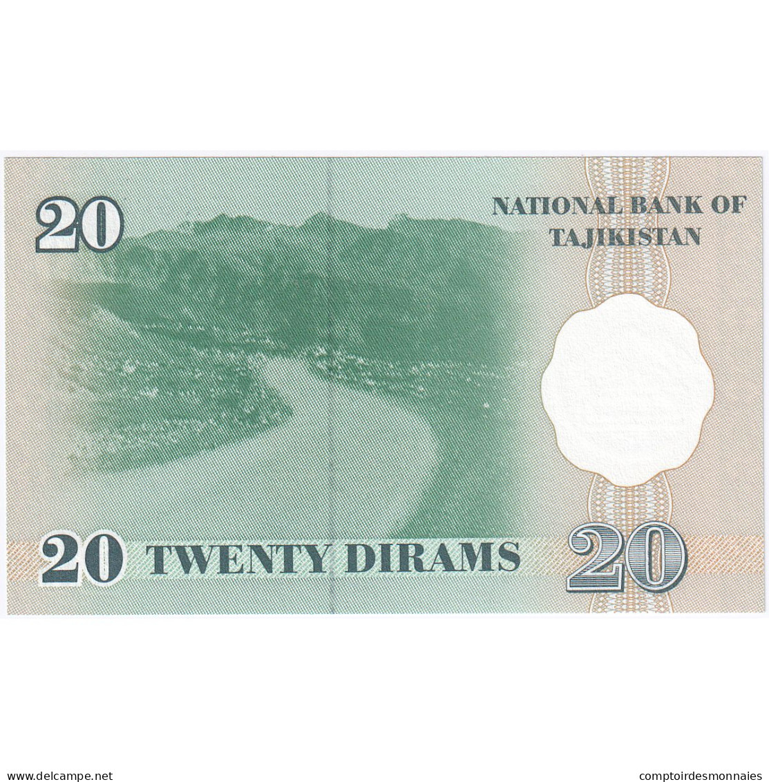 Tadjikistan, 20 Diram, 1999, KM:12a, NEUF - Tajikistan