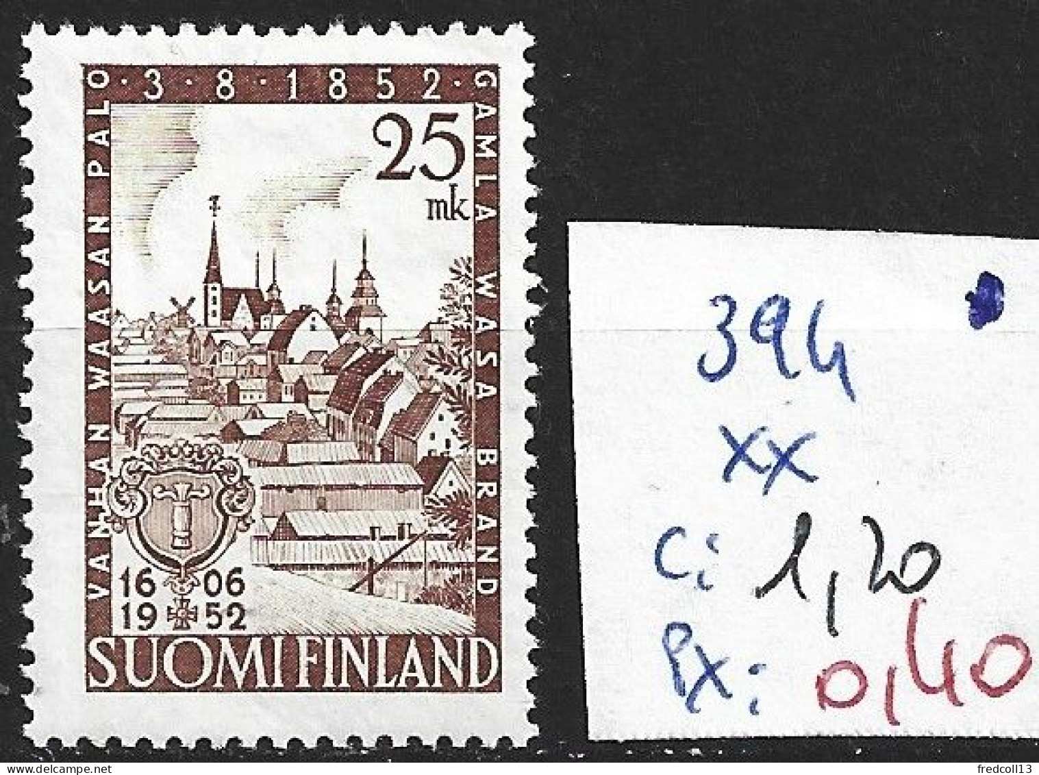 FINLANDE 394 ** Côte 1.20 € - Unused Stamps